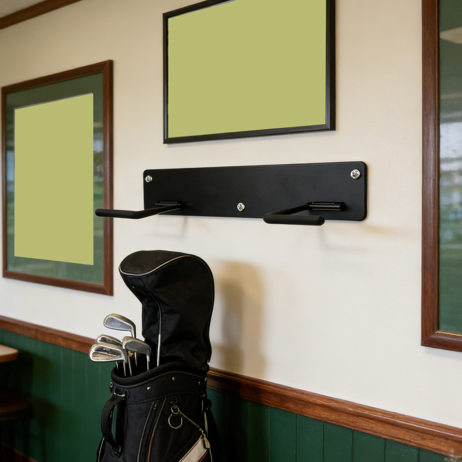 Golf Equipment Garage Organizer - Настенный держатель для гольф-сумок, экономящий место,