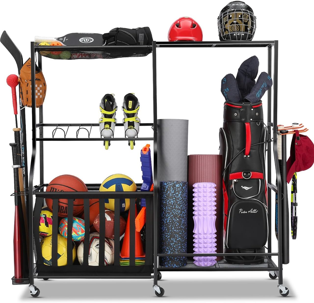 Golf Equipment Garage Organizer - Органайзер для спортивного инвентаря в гараже