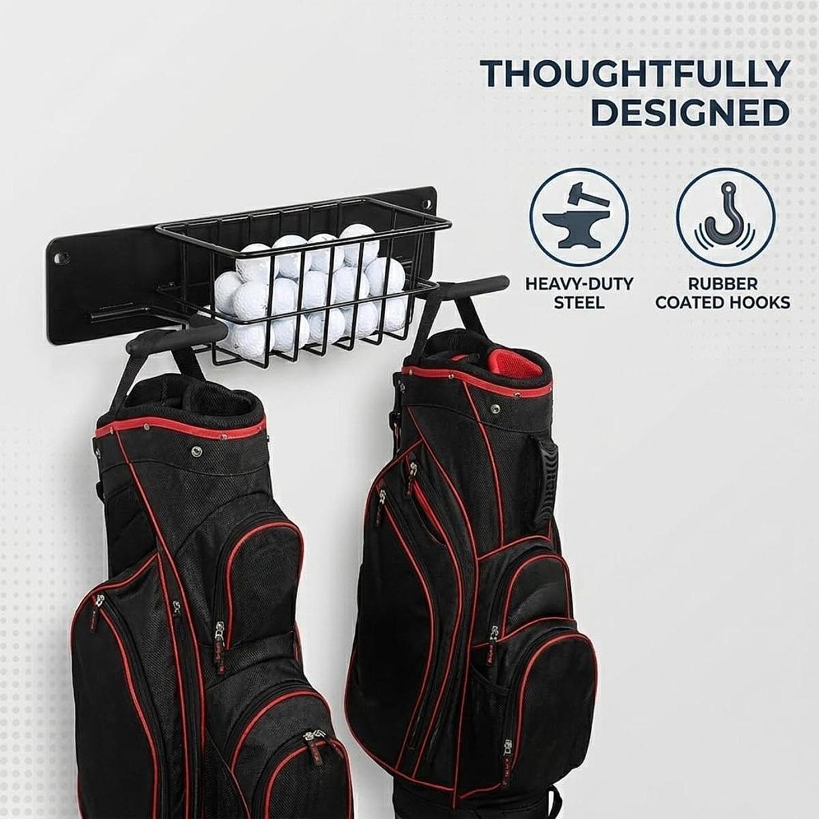 Компактная настенная металличе – обзор и цена Golf Equipment Garage Organizer
