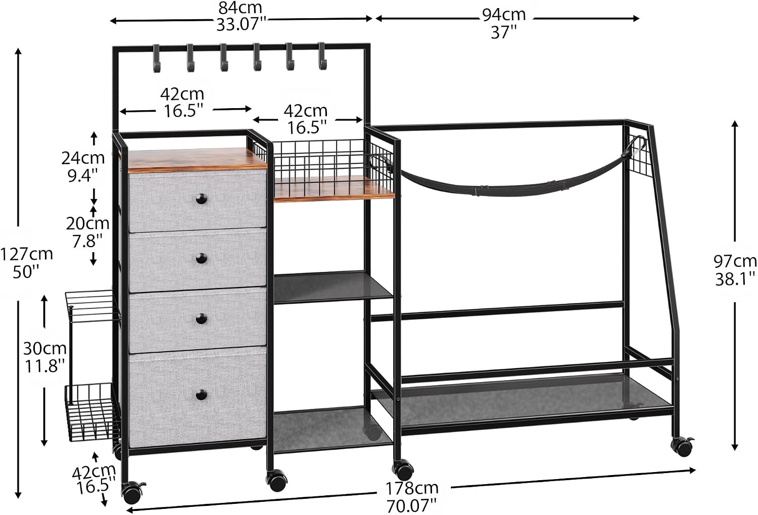 Сверхбольшая стойка для хранен – обзор и цена Golf Equipment Garage Organizer