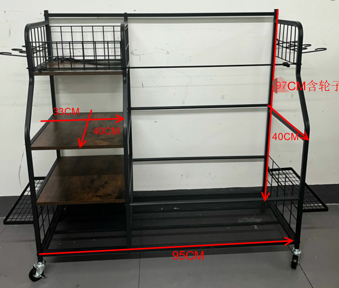 Передвижная металлическая стой – обзор и цена Golf Equipment Garage Organizer