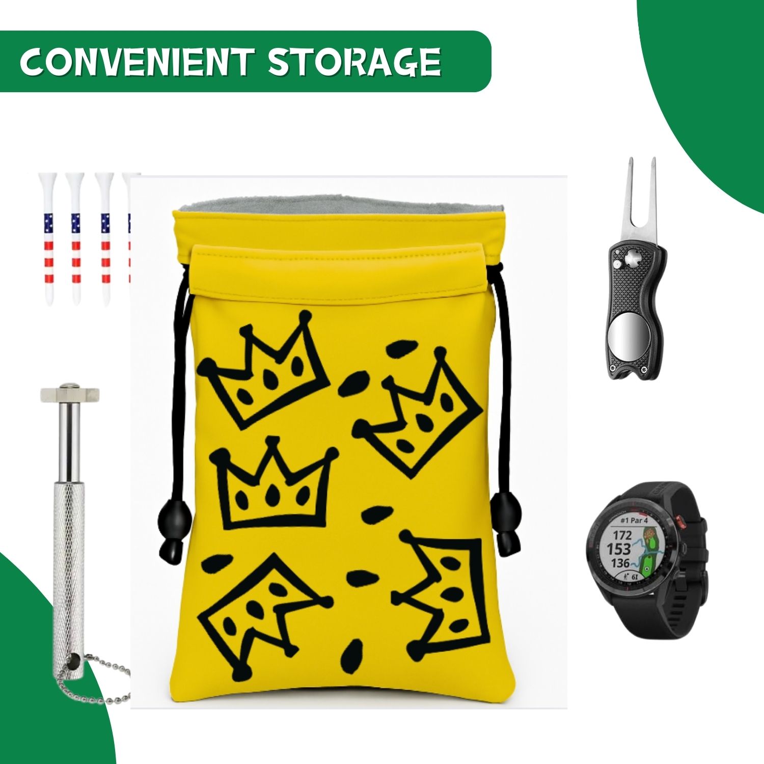Сумка для ценных вещей Crown G – обзор и цена Golf Equipment Stores